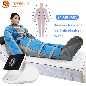 Appareil de pressothérapie professionnel 3 en 1 à 24 chambres à <span class=keywords><strong>air</strong></span> pour le corps, drainage lymphatique et absorption d'huile - Product Image 1