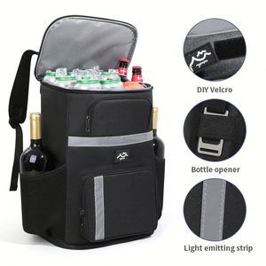 Sac à dos isotherme souple et étanche pour camping, randonnée, plage, golf, pique-nique, livraison de repas et transport de vin - Product Image 2