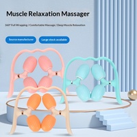 Équipement de fitness pour la maison, masseur de jambes en plastique, bâton de massage portable pour les entraînements à domicile