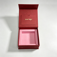 Boîte magnétique avec ruban, emballage personnalisé, fermeture magnétique, boîte à bijoux en forme de livre, emballage cadeau pour montre avec doublure en EVA
