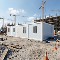 Maison modulaire préfabriquée MHY à structure combinée multi-unités, ignifuge, déplaçable, pour extérieur temporaire