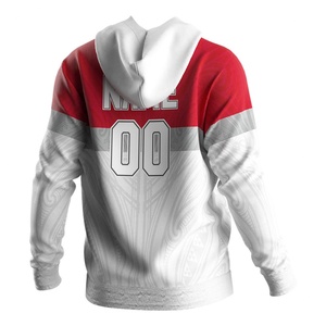 Sweat-shirts d'équipe personnalisés avec logo par sublimation, vêtements de sport pour la musculation, maillots unis bon marché, uniformes pour hommes, pulls de rugby - Product Image 4