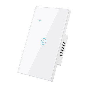 Interrupteur intelligent Wi-Fi Graffiti 118 mm à commande tactile, étanche IPX4 pour chauffe-eau électrique instantané sans réservoir 4000 W - Product Image 1