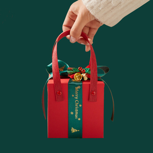 2023 Creative New Gift Box Packaging Box Christmas Christmas Eve Gift apple <strong>Suitcase</strong> Empty Box - Product Image 6