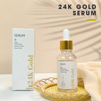 Sérum Visage Anti-Âge Aixin à l'Or 24K, Acide Hyaluronique et Vitamine C – Formule Liquide pour Éclat, Fermeté et Blanchiment