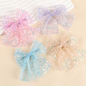 Lazos de Tul con Lentejuelas Hechos a Mano Gordon Ribbons, Lazos para el Cabello, Decoración para Cajas de Regalo, Accesorios para Empaque de Flores Navideñas - Product Image 1