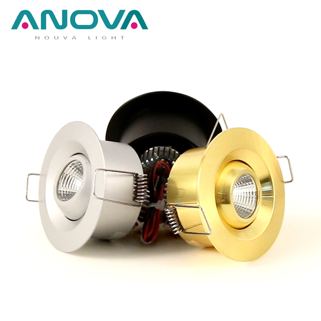 3W Mini LED Spotlight Downlight Recessed Ceiling Cabinet Mini COB LED Spot Light