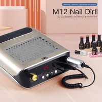 SML Populaire Portable 2-en-1 35 000 tr/min Ponceuse à Ongles Électrique et Aspirateur Professionnel pour Manucure et Pédicure