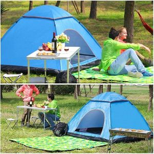 Tentes de camping ultralégères portables faciles à installer <span class=keywords><strong>pour</strong></span> 2 personnes, <span class=keywords><strong>pour</strong></span> la randonnée, la pêche, le pique-nique, avec sac de transport - Product Image 3