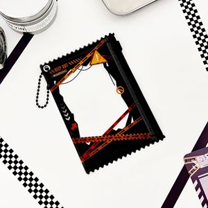 <span class=keywords><strong>Porte</strong></span>-cartes PVC transparent personnalisé de 3 pouces avec ligne de signalisation pour événements professionnels et gestion des visiteurs - Product Image 5
