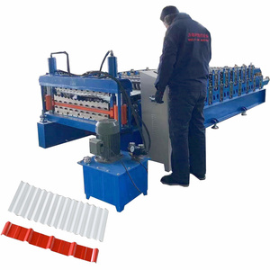 Tôle ondulée en aluminium galvanisé faisant l'ancienne machine de toit trapézoïdal d'approvisionnement d'usine rendement élevé - Product Image 6