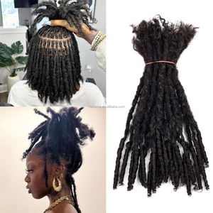 Anna 0.3-1.0 cm 8-30 ''100% <span class=keywords><strong>veri</strong></span> <span class=keywords><strong>capelli</strong></span> umani Loc Extens Dreadlocks Cheveux Humains Fummi Locs <span class=keywords><strong>extension</strong></span> per Dreadlocks africani - Product Image 1