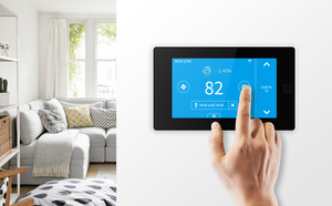 Termostato Intelligente WiFi Tuya <span class=keywords><strong>con</strong></span> Sensori e Touchscreen, Design Moderno, 24VAC per Sistemi HVAC, Certificato FCC, OEM/ODM - Product Image 6