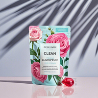 Sachets en plastique personnalisés de qualité supérieure pour lessive, avec poignée, résistants à l'humidité, 500 ou 1000 pièces