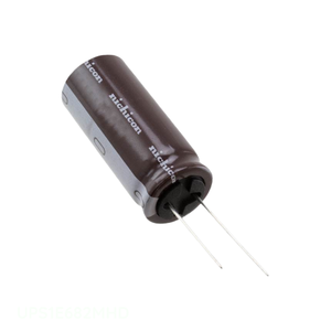 Condensador Original CAP ALUM 6800UF 20% 25V RADIAL 6800 uF de Orificio Pasante UPS1E682MHD - Product Image 1