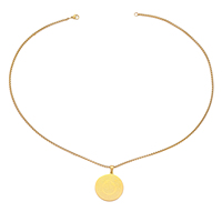 Collier pendentif en acier inoxydable de haute qualité, calligraphie arabe islamique ronde en titane, bijoux de mode pour hommes et femmes, vente en gros