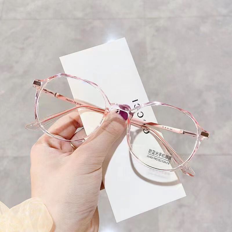 2053 New Irregular TR90 Transparent Anti
