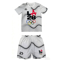 Ensemble de lutte personnalisé pour hommes, sublimation intégrale, 2 pièces, t-shirts + shorts, vêtements d'arts martiaux internationaux BJJ MMA