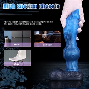 Dildo Anal Wolf de 8.46 Pulgadas para Principiantes, Pene de Doble Capa con Nudo Grande y Ventosa, Masturbador Anal y Vaginal de Silicona Líquida para Hombre y Mujer - Product Image 5