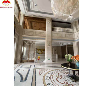 Azulejos de panel de pared de mármol Beige <span class=keywords><strong>Shanna</strong></span> italiano de alta calidad, piedra de pared de mármol Beige Royal Botticino Natural personalizada - Product Image 4