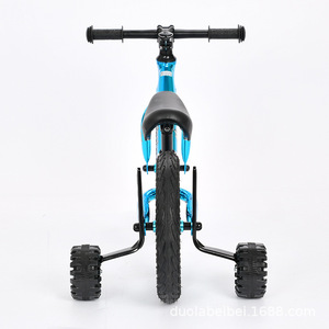 Bicicleta de equilibrio Mostcool de 12 pulgadas con ruedas de entrenamiento para niños, color azul - Product Image 3