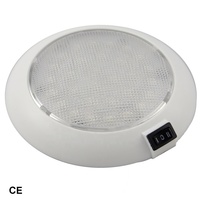 5-plastique blanc de lumière de dôme de 1/2 pouces, CE de lumière intérieure de dôme du profil bas LED/RoHS/REACH certifiés