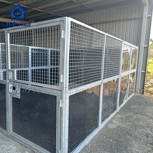 Overdekte Outdoor Paardenstal Lichtgewicht Handig Eenvoudig Te Installeren Zwarte Moederbord Huizen Van Paarden - Product Image 2