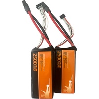 Baterai Drone Solid State High-Rate 6S 22.2V 2500mAh 30C 75A XT60 Serat Karbon Psy168 21 Tahun Pengalaman R&D & Produksi UAV
