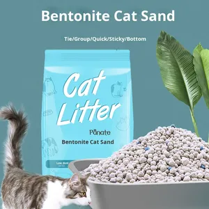 All'ingrosso lettiera per gatti al limone 10kg di Bentonite deodorante assorbente senza polvere sabbia per gatti 20kg + opzioni perfette forniture per uccelli - Product Image 2