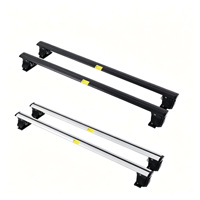 Barres transversales de toit de voiture universelles TERRA en alliage d'aluminium 6063 avec antivol, capacité de charge 75-100 kg, conception à faible bruit de vent pour