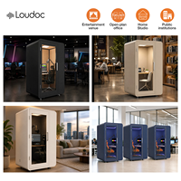 Cabine acoustique insonorisée sur mesure pour studio d'enregistrement, diffusion en direct, chant, karaoké, salle de lecture et isolation sonore