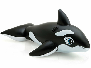 Intex 58561 piscina <span class=keywords><strong>Inflatable</strong></span> động vật đồ chơi <span class=keywords><strong>Inflatable</strong></span> đen cá voi đi-on Float bơi vòng - Product Image 6
