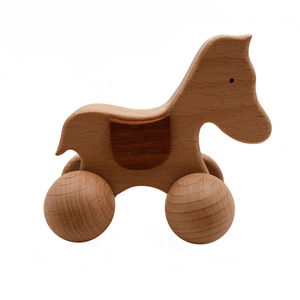 Juguete artesanal de madera de haya orgánica para niños de 2 a 4 años Artesanías en madera educativas - Product Image 3
