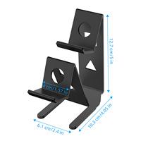 Nouveau support de console de jeu universel, support d'affichage de bureau pour manette de jeu, support double pour manette en métal antidérapant