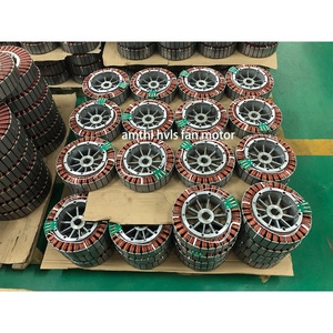 Amthi Pmsm 1.5KW Ba Giai Đoạn Khổng Lồ Trần Điện Hvls Fan Động Cơ 220V Đen Bigass Kích Thước Nam Châm Vĩnh Cửu Động Cơ Đồng Bộ - Product Image 2