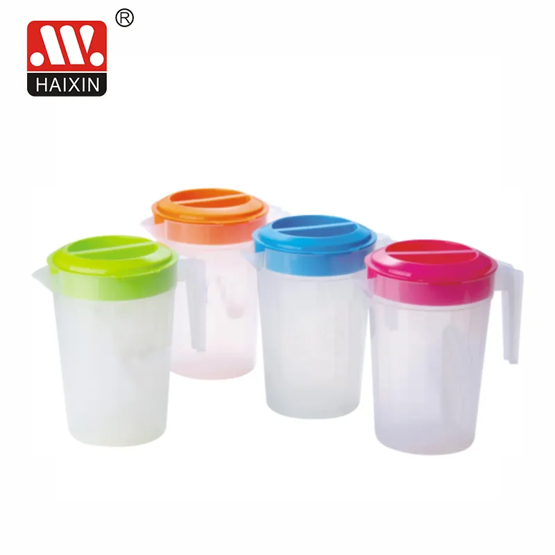 Haixing BPA ücretsiz saf bakire plastik PP çay ısıtıcılar su sürahisi sürahi 2.5L kapak ve kolu ile