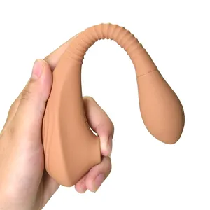 Doğrudan fabrika yumuşak silikon klitoral Sucking vibratör kadınlar için g-spot AV masaj değnek yetişkin seks oyuncak
