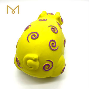 Eco-Vriendelijke Natuurlijke Rubber Latex Hond Knijpen Piepende Knorren Varkenshond Speelgoed - Product Image 6