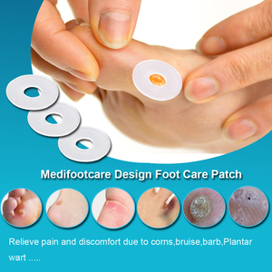 Gel clair ovale pied maïs anneaux Gel coussins coussinets casquettes dissolvant chaussures bâton pied protecteur auto-adhésif dos talon autocollant HA01333 - Product Image 5