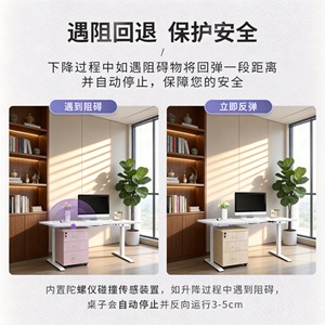 Nettech Electric Height <b>Adjustable</b> <b>Table</b> <b>Legs</b> Dual Motor Oval Tube Frame For Computer Desks - Product Image 4