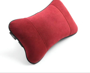 Oreiller de nuque en daim italien pour siège de voiture, coussin en forme d'os pour toutes les saisons, cadeau pour voiture - Product Image 5