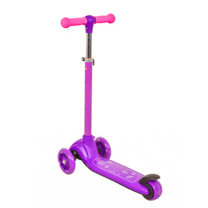 Trottinette pour enfants à partir de 3 ans, réglable en hauteur, légère, violette - Product Image 3