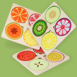 Prodotti di Punta: Puzzle 3D in Legno a Forma di Frutta per Bambini, Gioco Educativo per l'Apprendimento, Regalo per Bambini Piccoli - Product Image 5