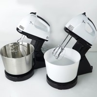 Vente en gros de batteur à oeufs de bureau électrique support/table en plastique petit batteur mélangeur de crème à pâte pour usage domestique
