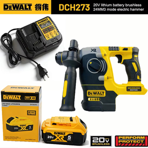 Marteau perforateur rotatif sans fil 20V XR portable, batterie 5.0Ah, chargeur rapide, perceuse à béton DCH273 - Product Image 5