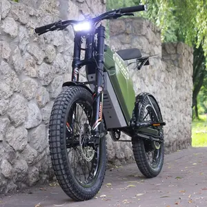 72v 3000W 5000W adultos rápido eléctrico Dirt Mountain Bike Fat Tire aluminio Runner motocicleta eléctrica bicicleta