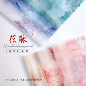 Nouveau <span class=keywords><strong>NOSA</strong></span> papier fleur impulsion saint valentin bouquet de fleurs étanche à la main bricolage papier d'emballage fleuriste emballage - Product Image 2