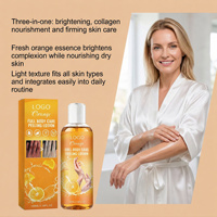 Lotion corporelle exfoliante à l'orange au collagène hydrolysé, nourrissante, blanchissante pour peaux noires, hydratante et réparatrice, marque privée, biologique