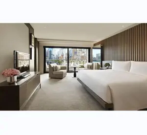 酒店面料或乙烯基卧室家具套装公寓豪华定制用于五星级酒店