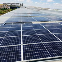 Système solaire photovoltaïque connecté au réseau Rosen personnalisable 100 kW 150 kW, centrale électrique solaire commerciale connectée au réseau